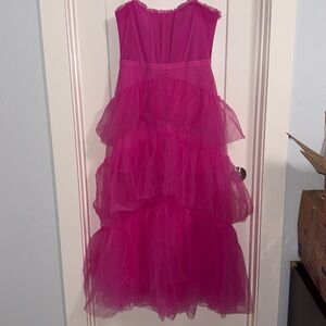 Betsy & Adam Pink Maxi Dress